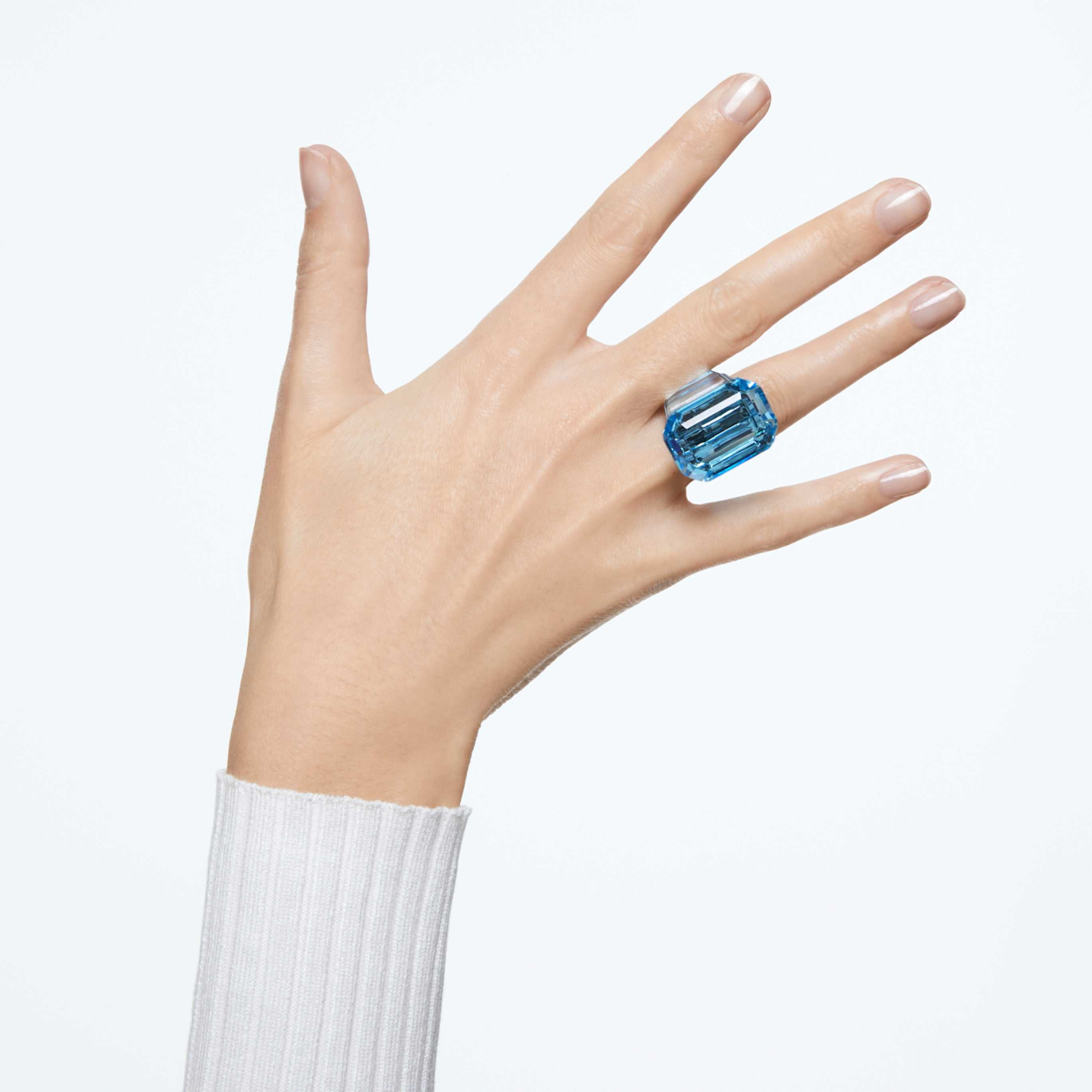 Swarovski Lucent cocktail ring Octagon cut, Pink