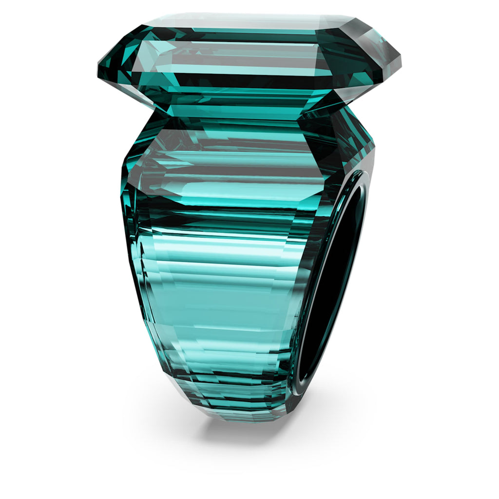 Swarovski Lucent cocktail ring Octagon cut, Green