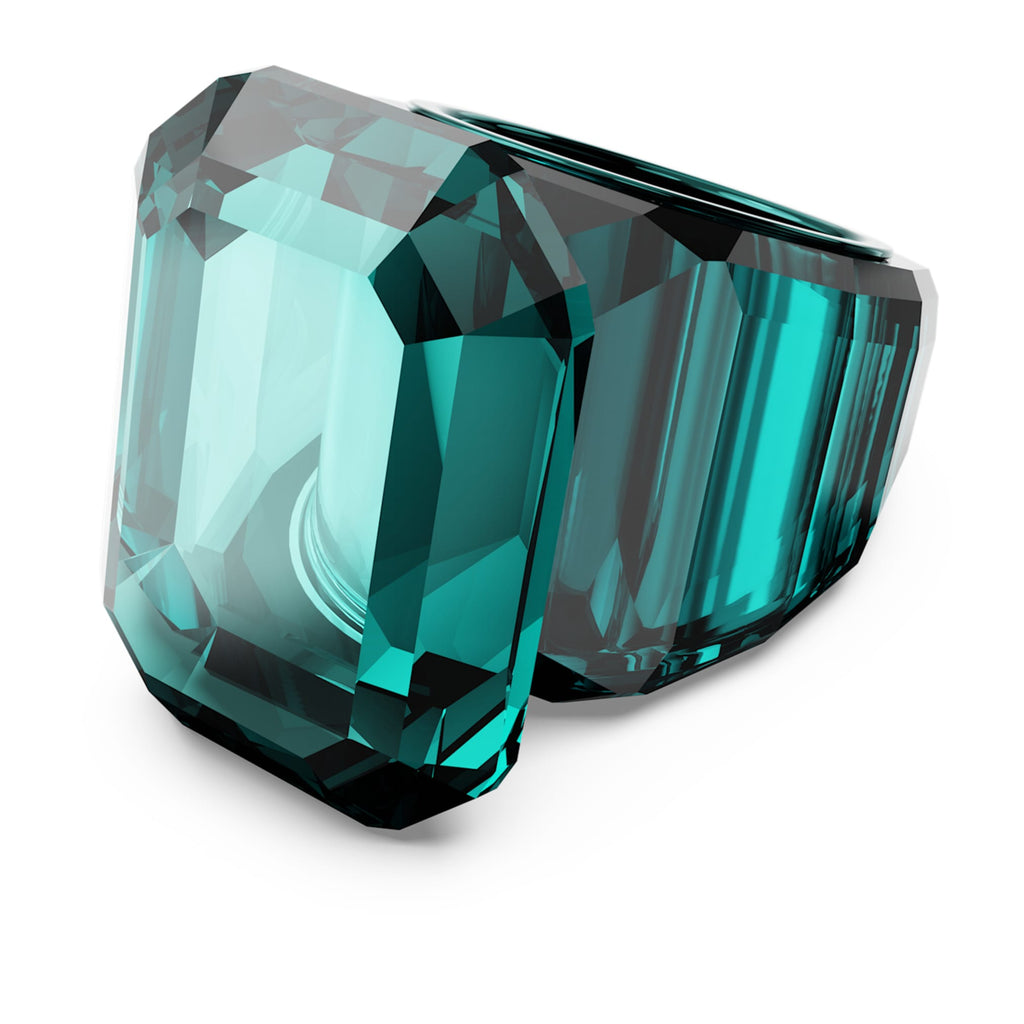 Swarovski Lucent cocktail ring Octagon cut, Green