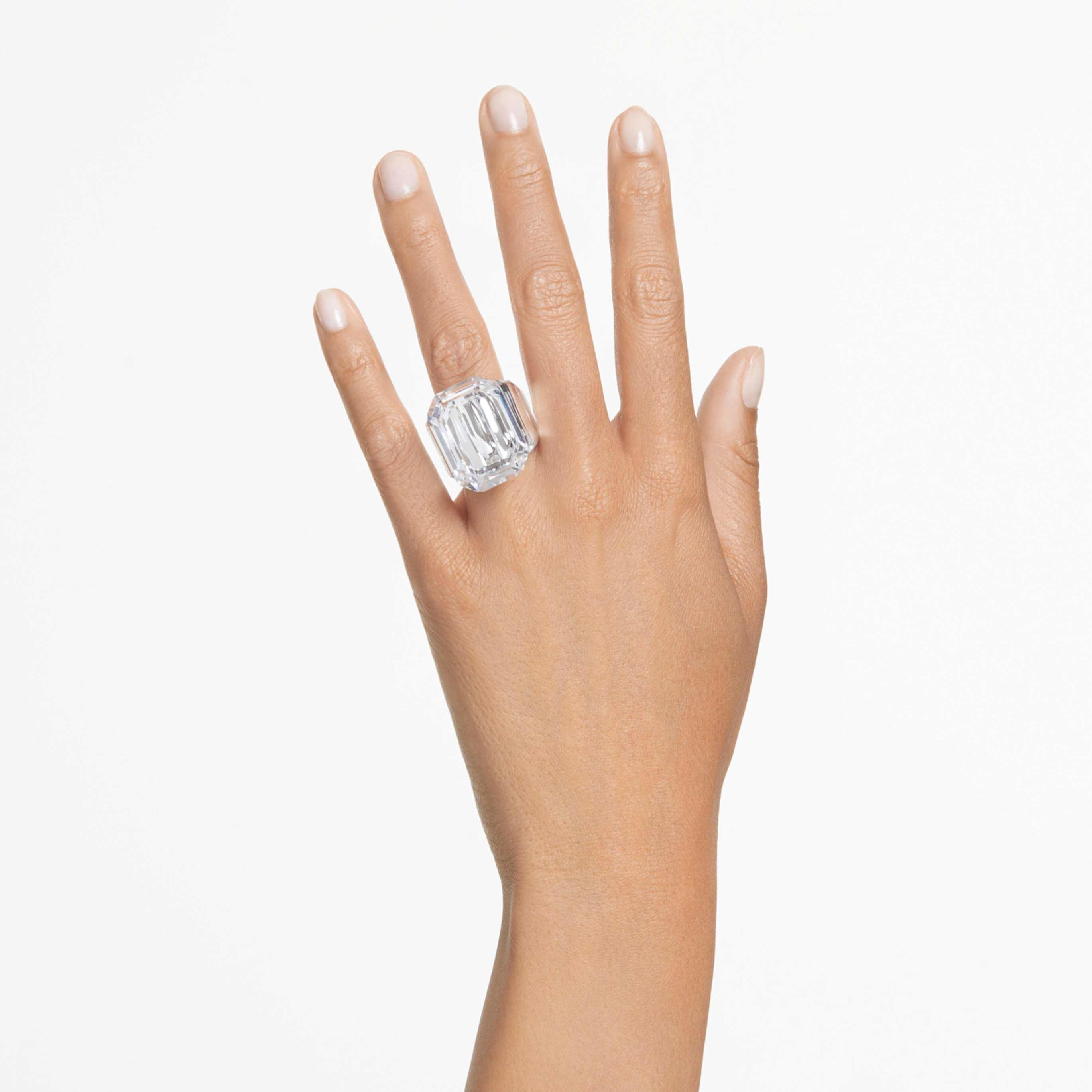 Swarovski Lucent cocktail ring Octagon cut, Green