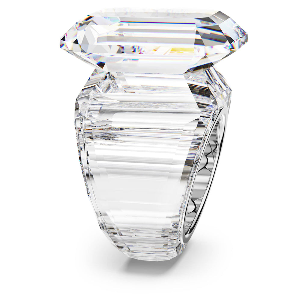 Swarovski Lucent cocktail ring Octagon cut, White