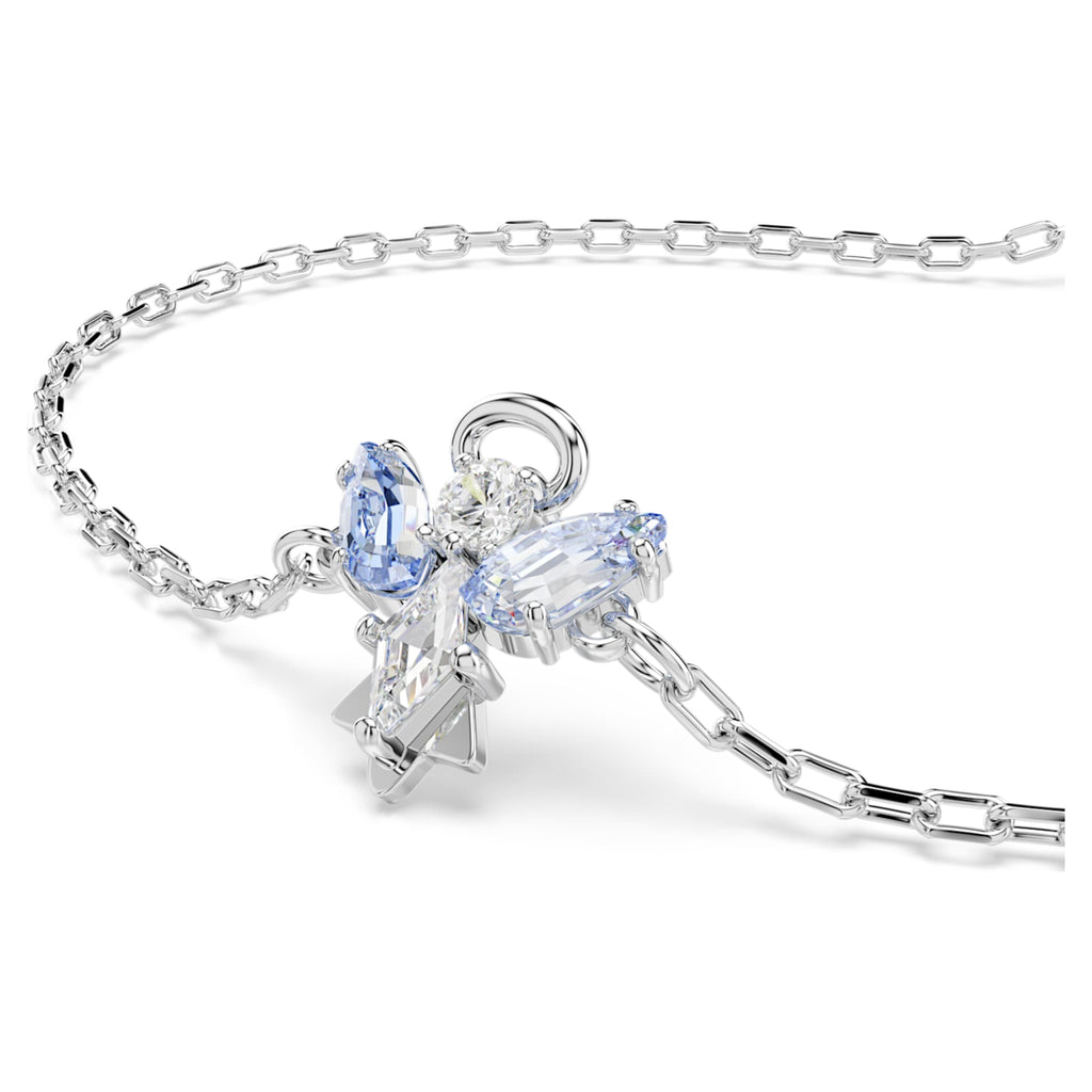 Swarovski Magic bracelet Angel, Blue, Rhodium plated