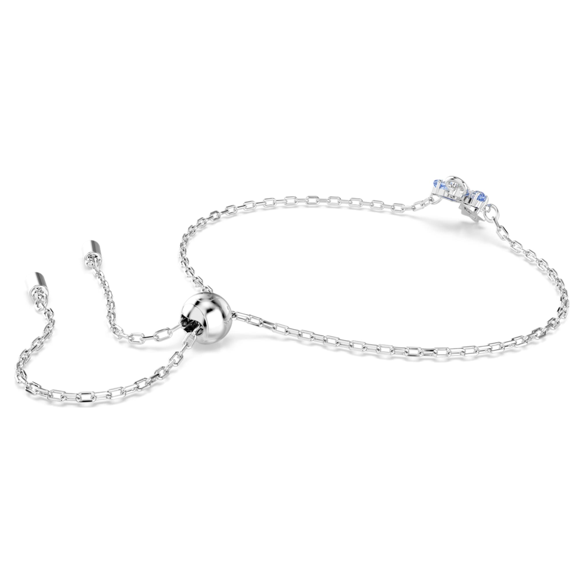 Swarovski Magic bracelet Angel, Blue, Rhodium plated