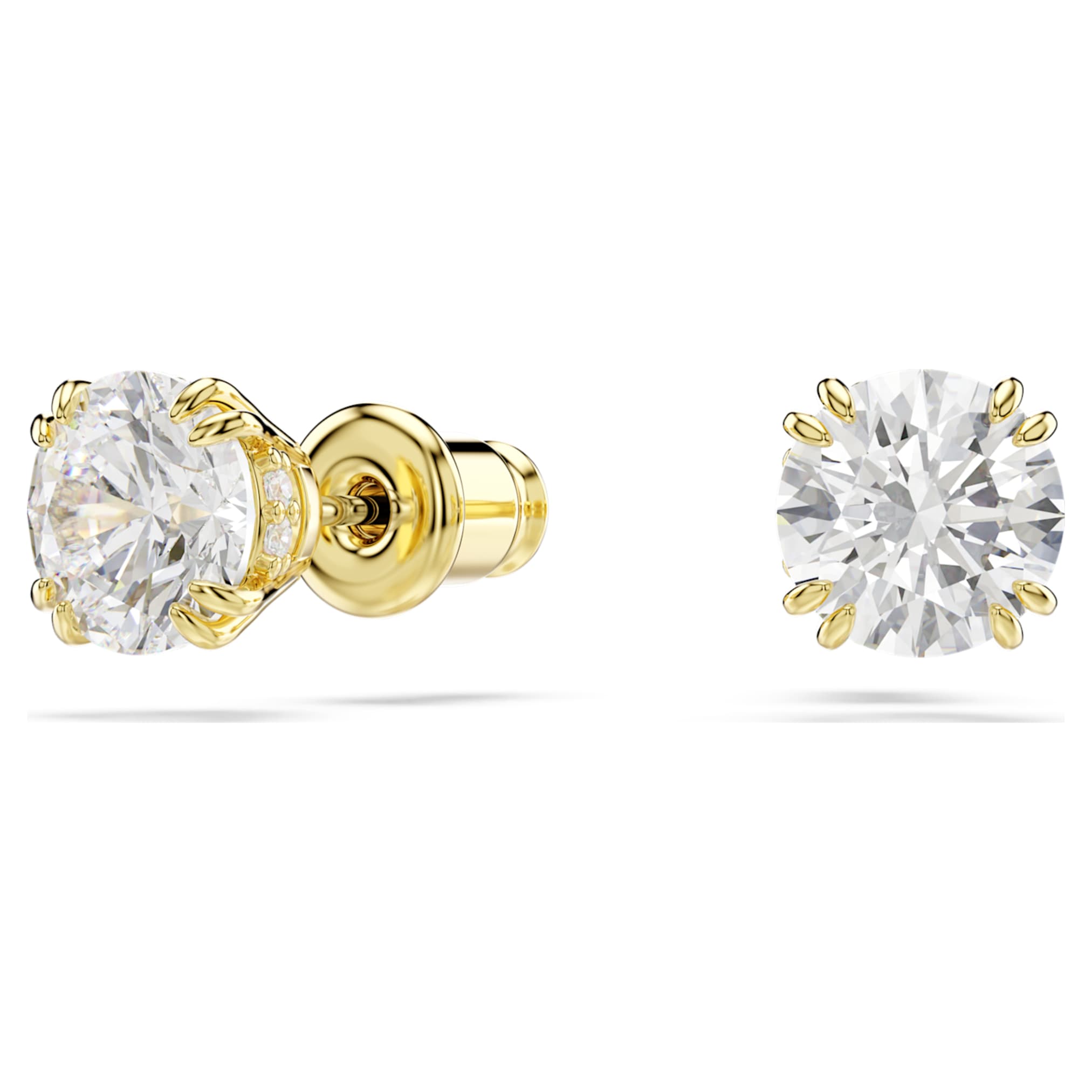 Swarovski Magic set Set (2), Mixed cuts, Snowflake, White, 18K gold finish