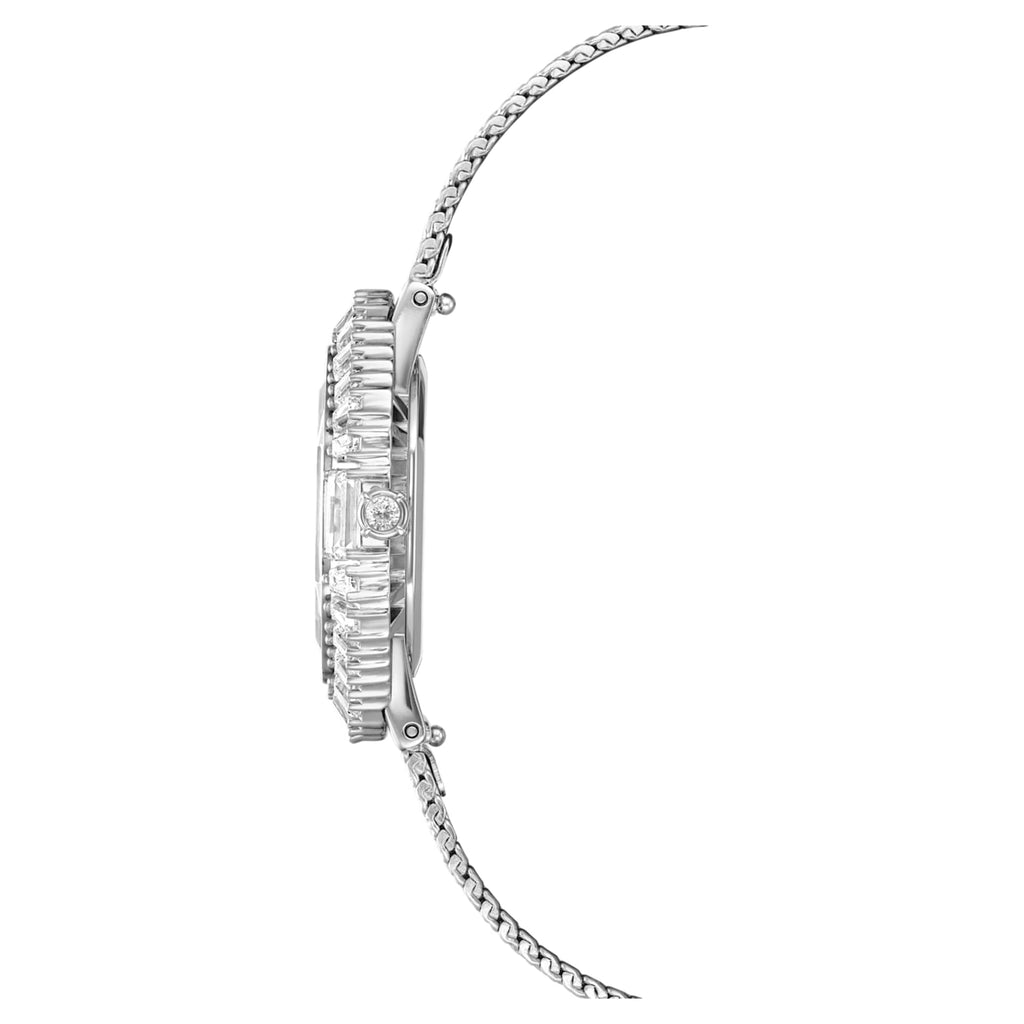 Swarovski Matrix octagon watch Metal bracelet, Silver tone, Stainless steel