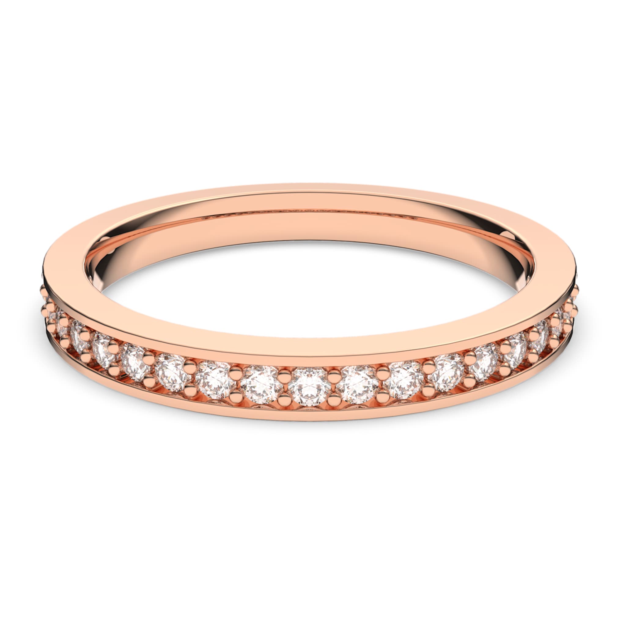 Swarovski Matrix ring White, 18K rose gold finish