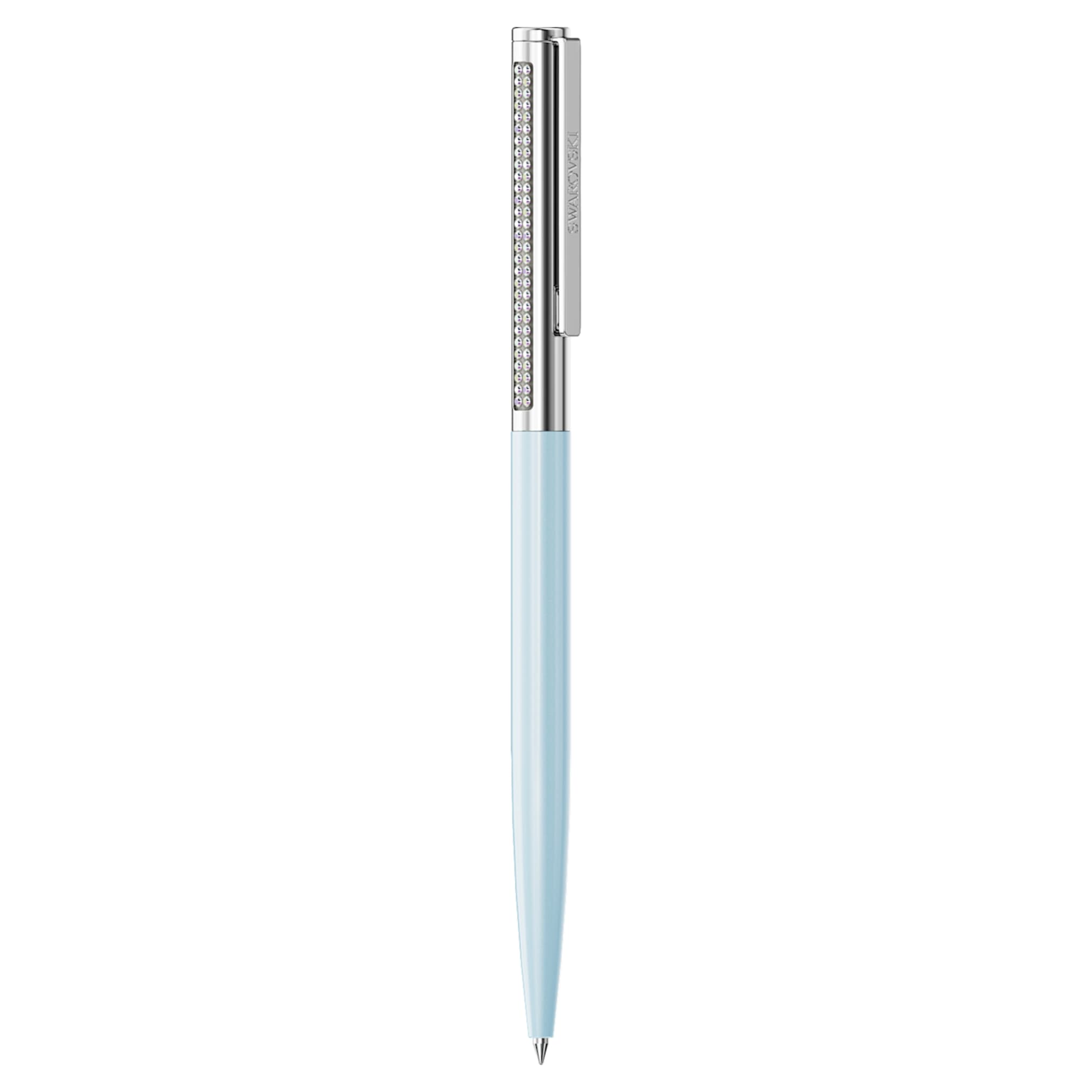 Swarovski Matrix Tennis ballpoint pen Blue, Chrome plated