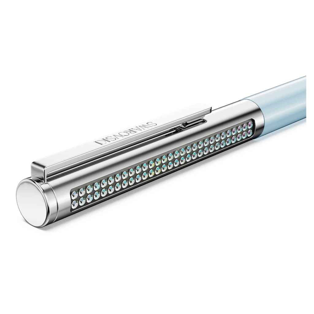 Swarovski Matrix Tennis ballpoint pen Blue, Chrome plated