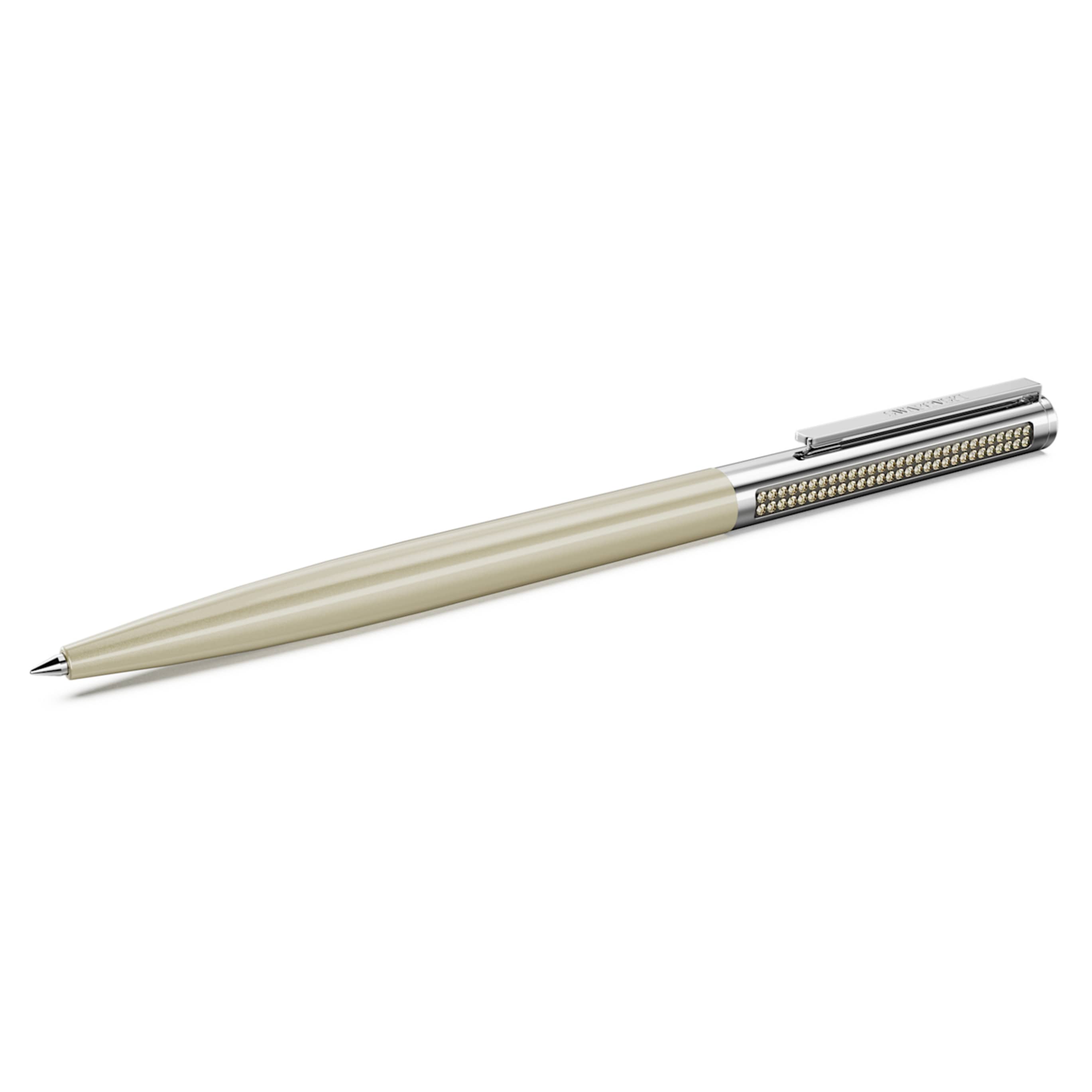 Swarovski Matrix Tennis ballpoint pen Blue, Chrome plated