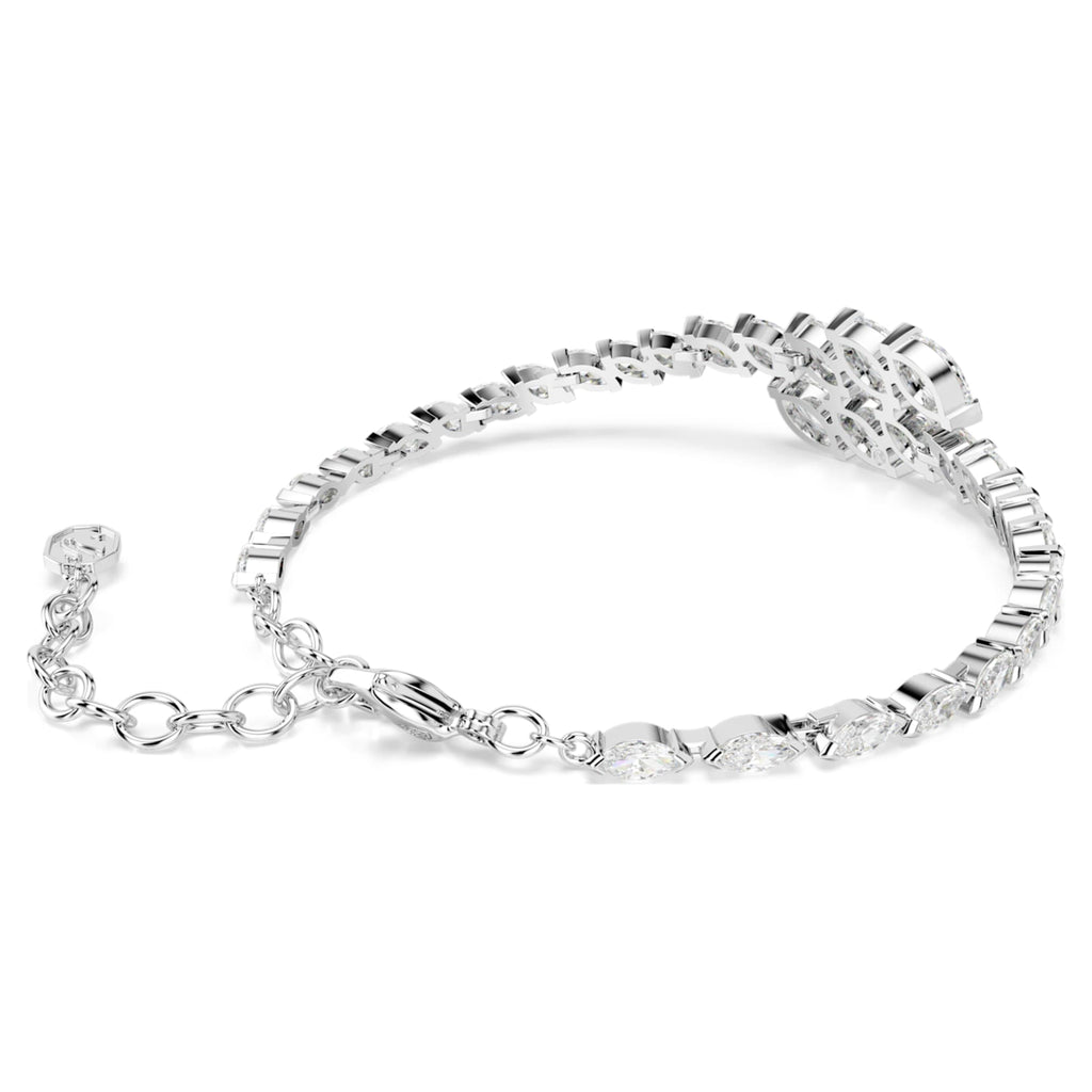 Swarovski Mesmera bracelet Marquise cut, White, Rhodium plated