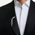 Swarovski Mesmera brooch Mixed cuts, White, Rhodium plated
