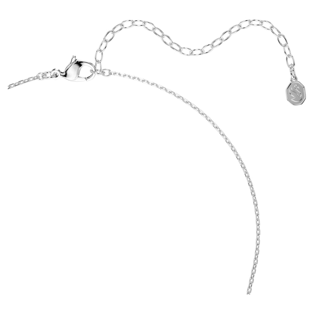 Swarovski Mesmera necklace Marquise cut, White, Rhodium plated