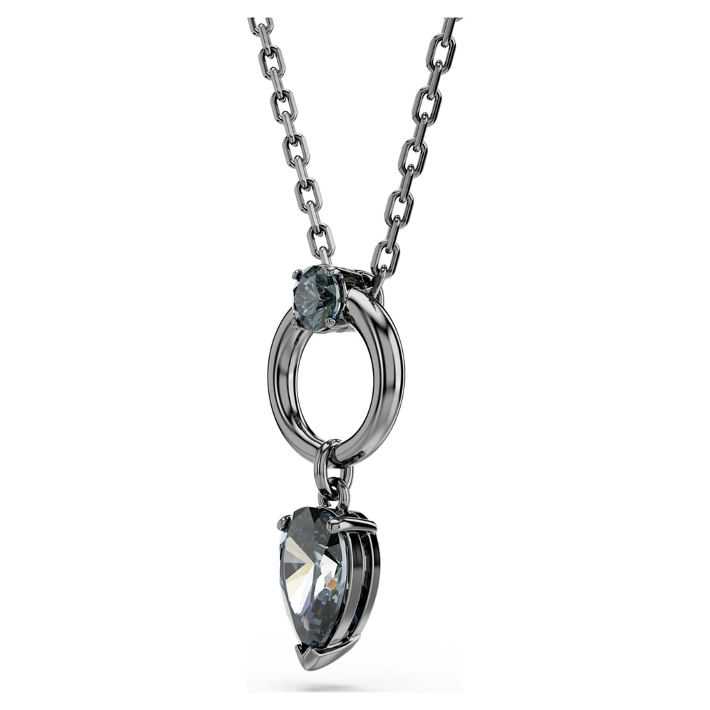 Swarovski Mesmera pendant Mixed cuts, Gray, Ruthenium plated