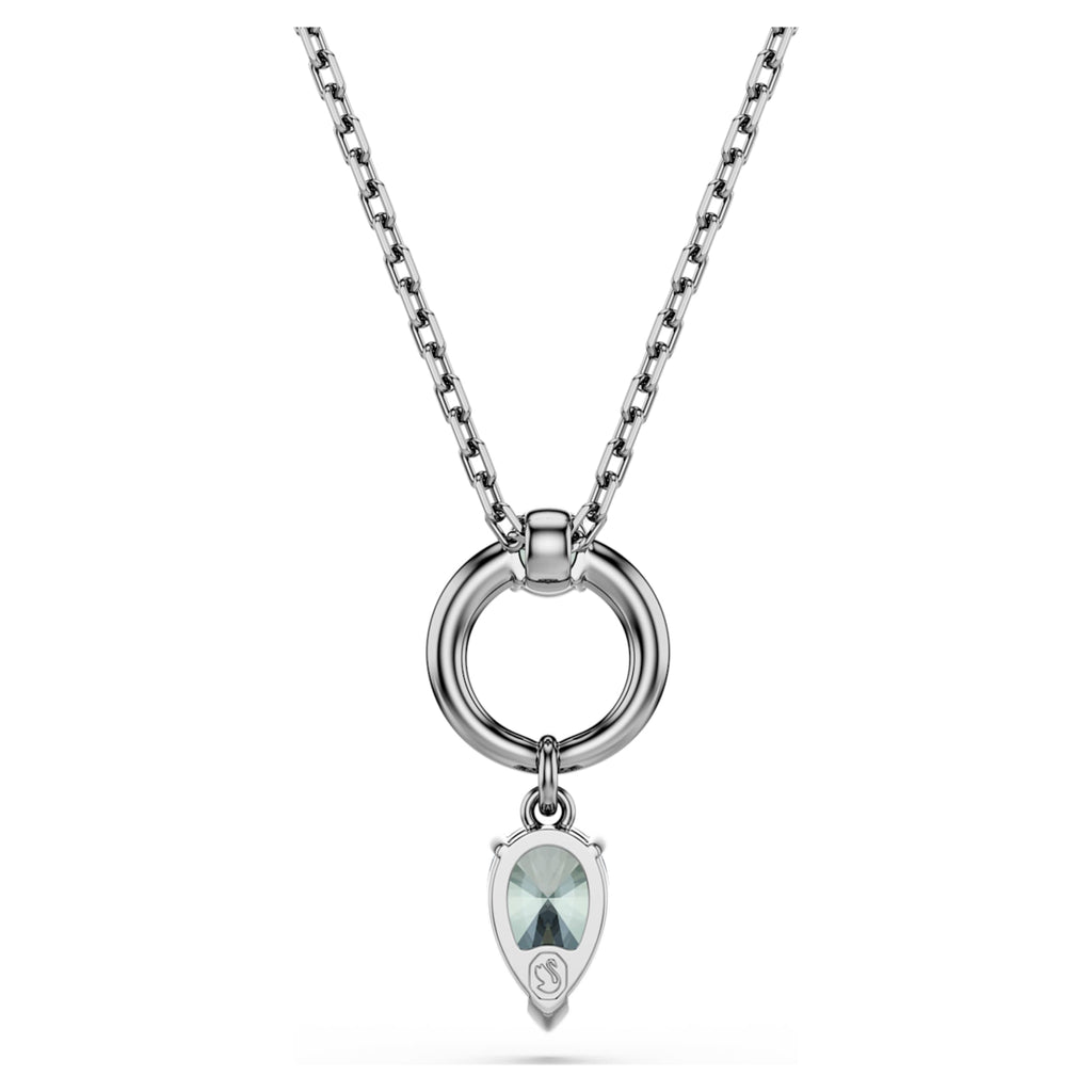 Swarovski Mesmera pendant Mixed cuts, Gray, Ruthenium plated