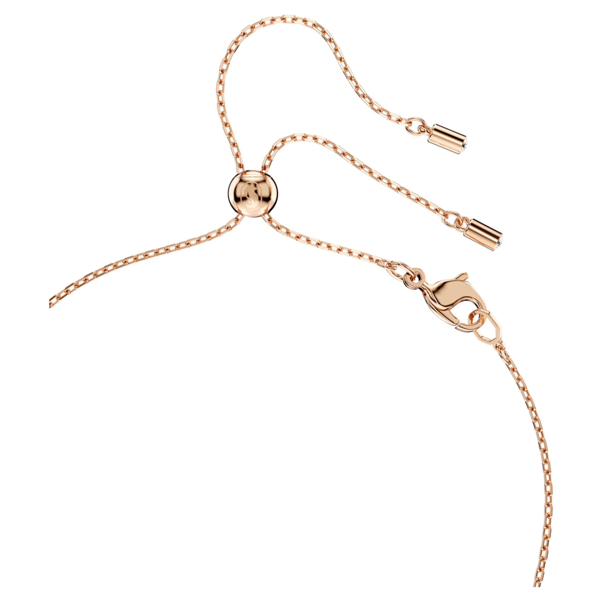 Swarovski Mesmera set Pear cut, Round cut, White, 18K rose gold finish