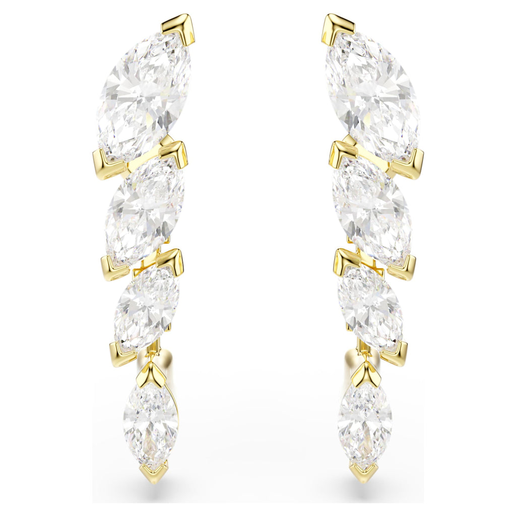 Swarovski Mesmera set Set (2), Marquise cut, White, 18K gold finish