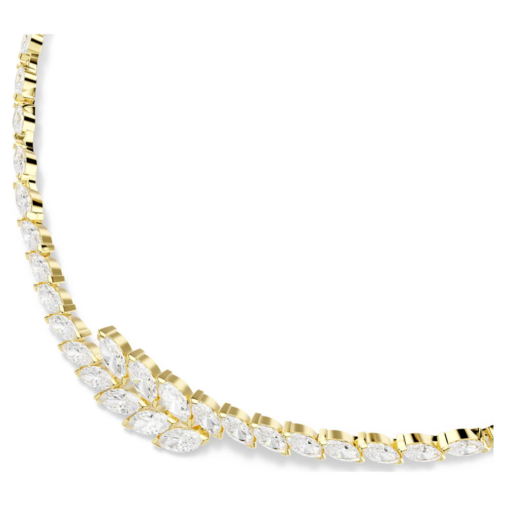 Swarovski Mesmera set Set (2), Marquise cut, White, 18K gold finish