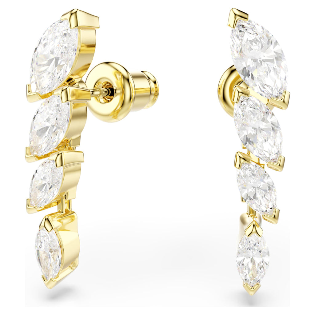 Swarovski Mesmera set Set (2), Marquise cut, White, 18K gold finish