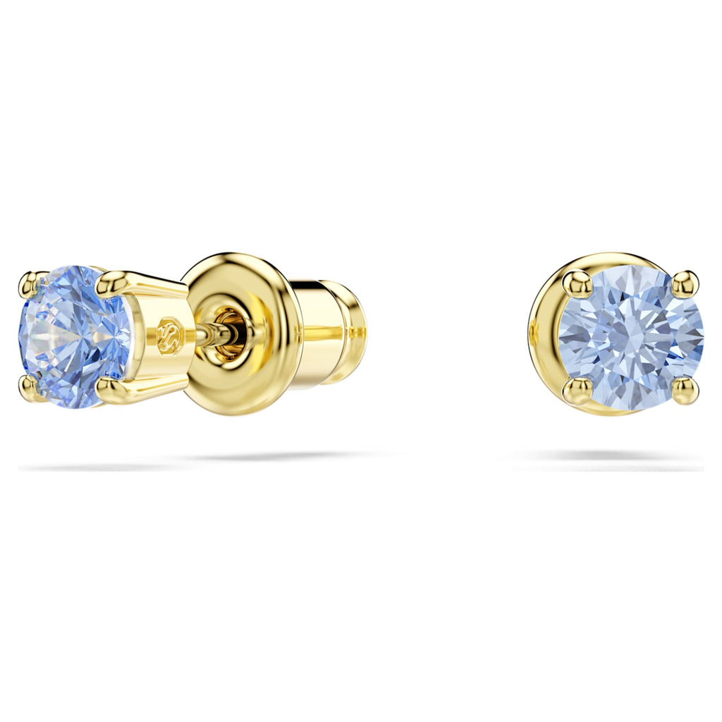 Swarovski Mesmera set Set (2), Mixed cuts, Blue, 18K gold finish