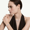 Swarovski Mesmera set Set (3), Marquise cut, White, Rhodium plated