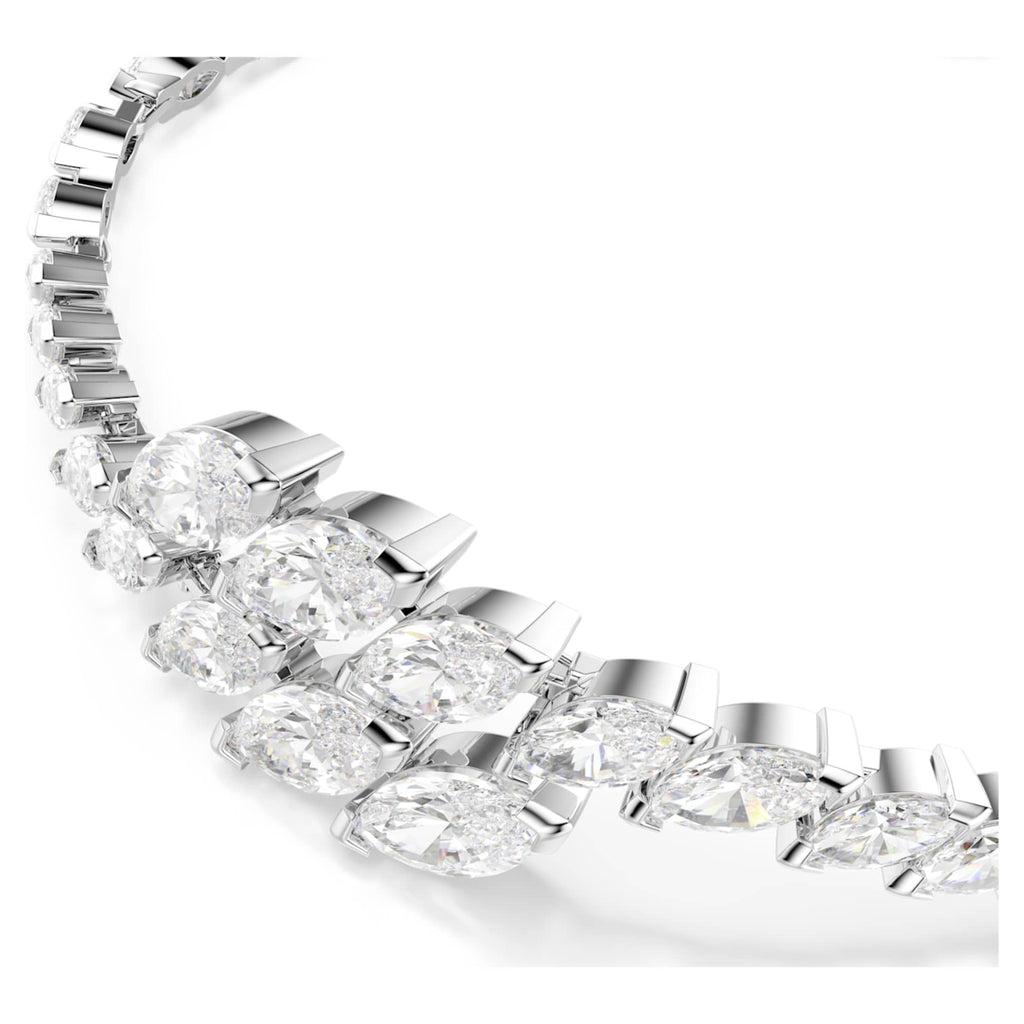 Swarovski Mesmera set Set (3), Marquise cut, White, Rhodium plated