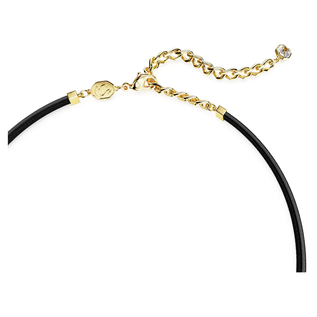 Swarovski Millenia choker Octagon cut, Purple, 18K gold finish