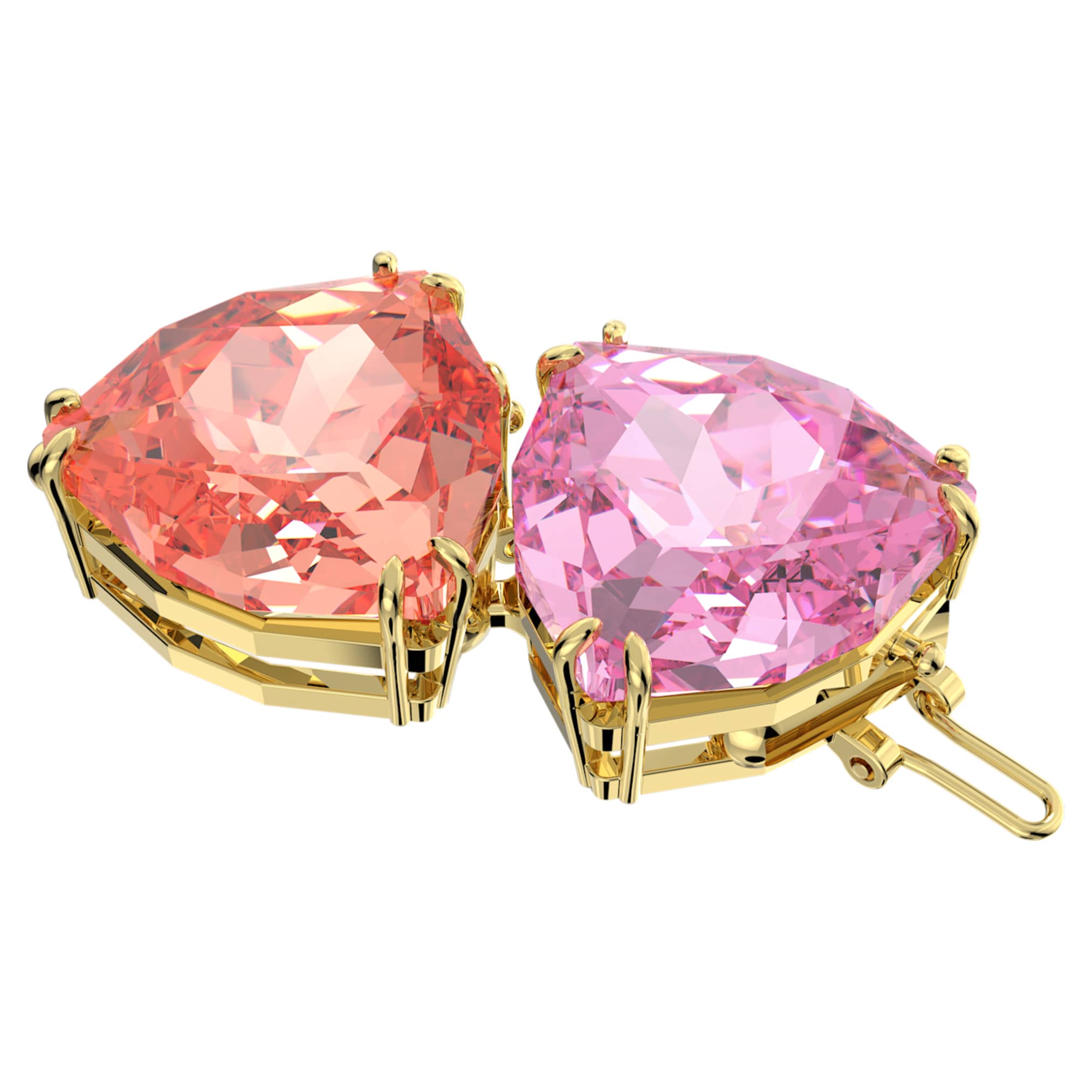 Swarovski Millenia extender Trilliant cut, Multicolored, 18K gold finish
