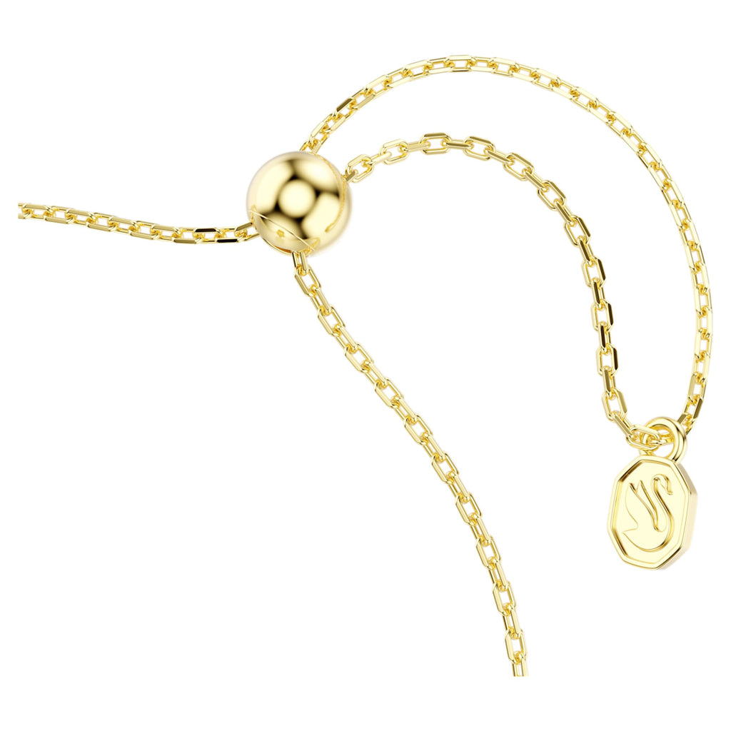 Swarovski Minions Bob bracelet Pavé, Multicolored, 18K gold finish