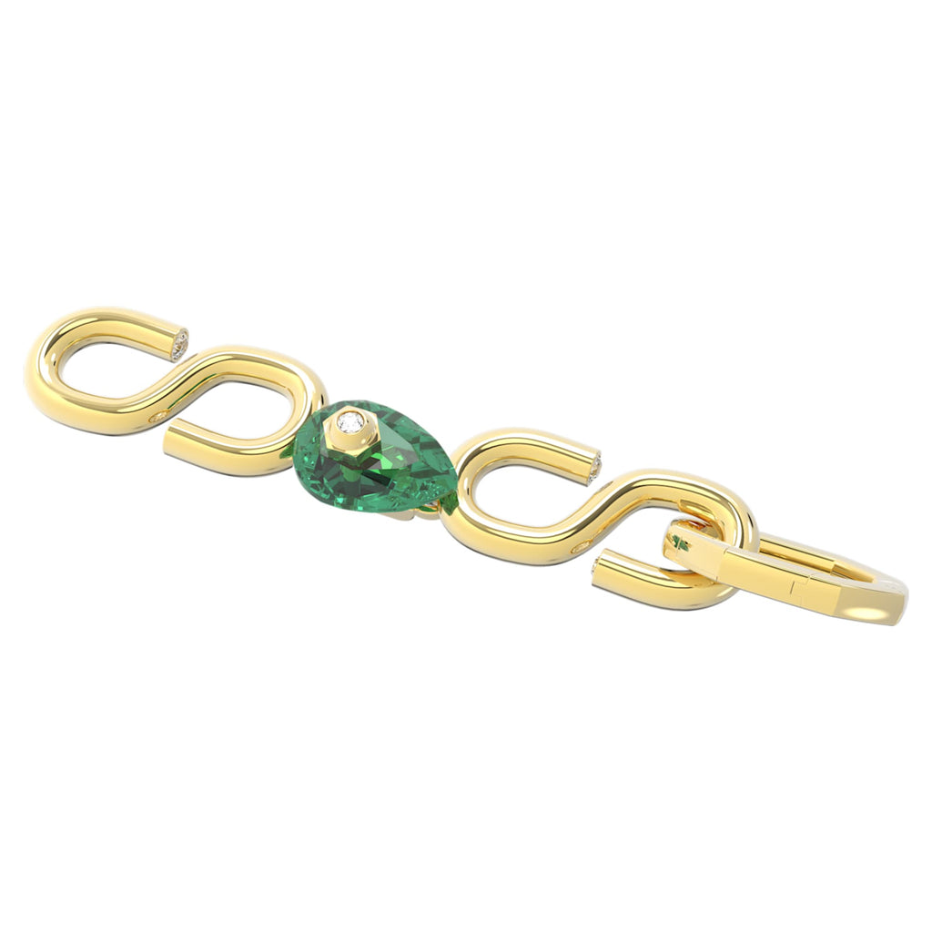 Swarovski Numina extender Green, 18K gold finish