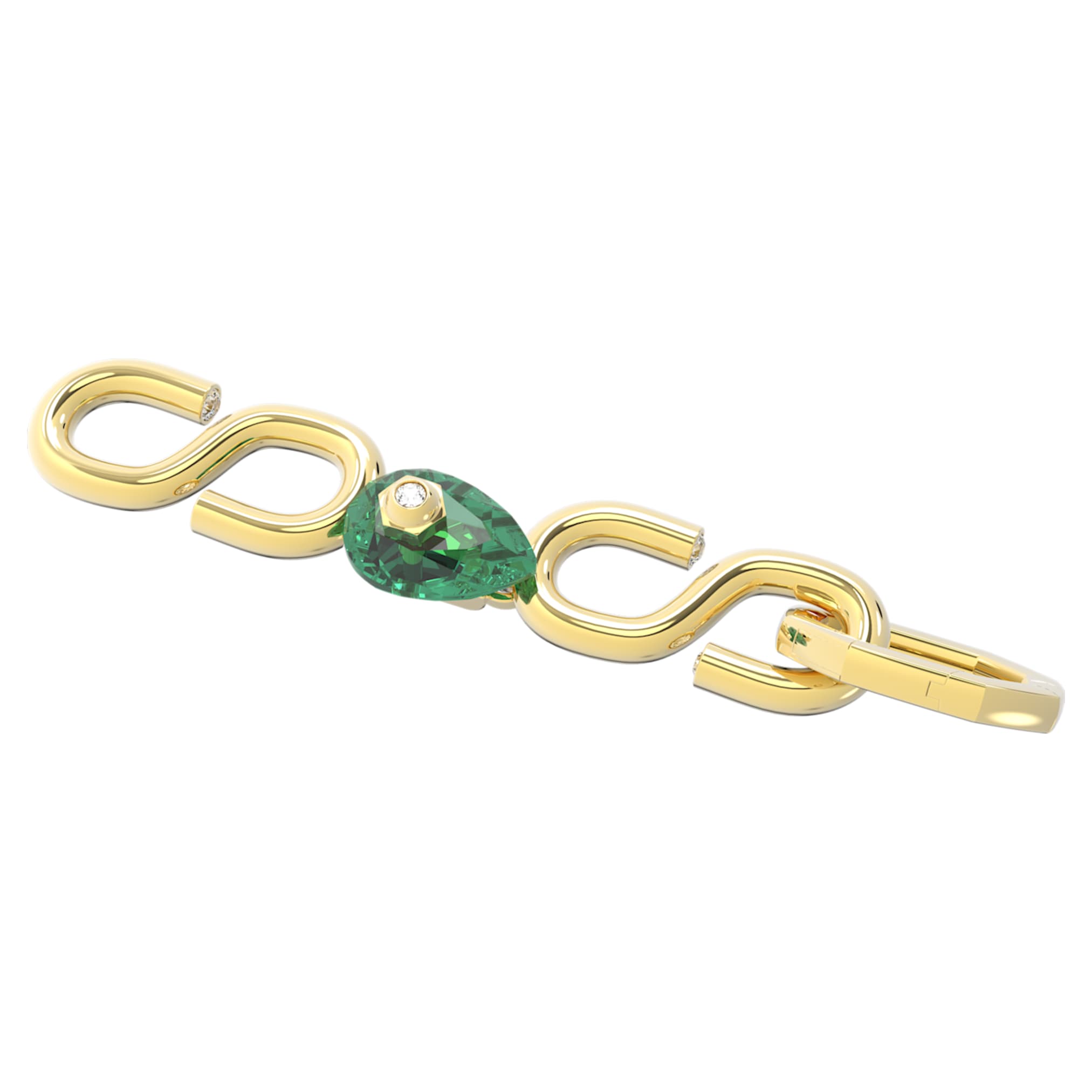 Swarovski Numina extender Green, 18K gold finish