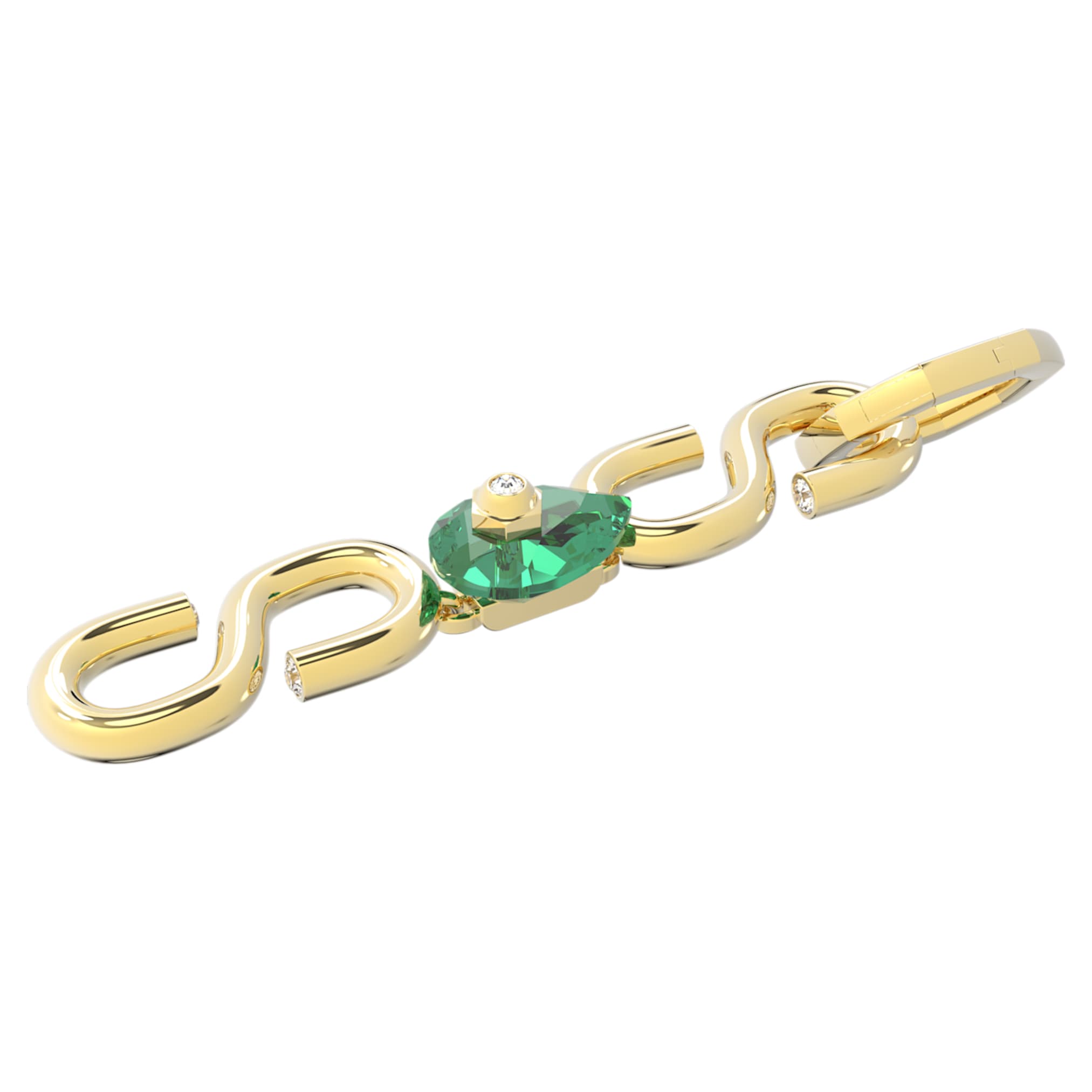 Swarovski Numina extender Green, 18K gold finish