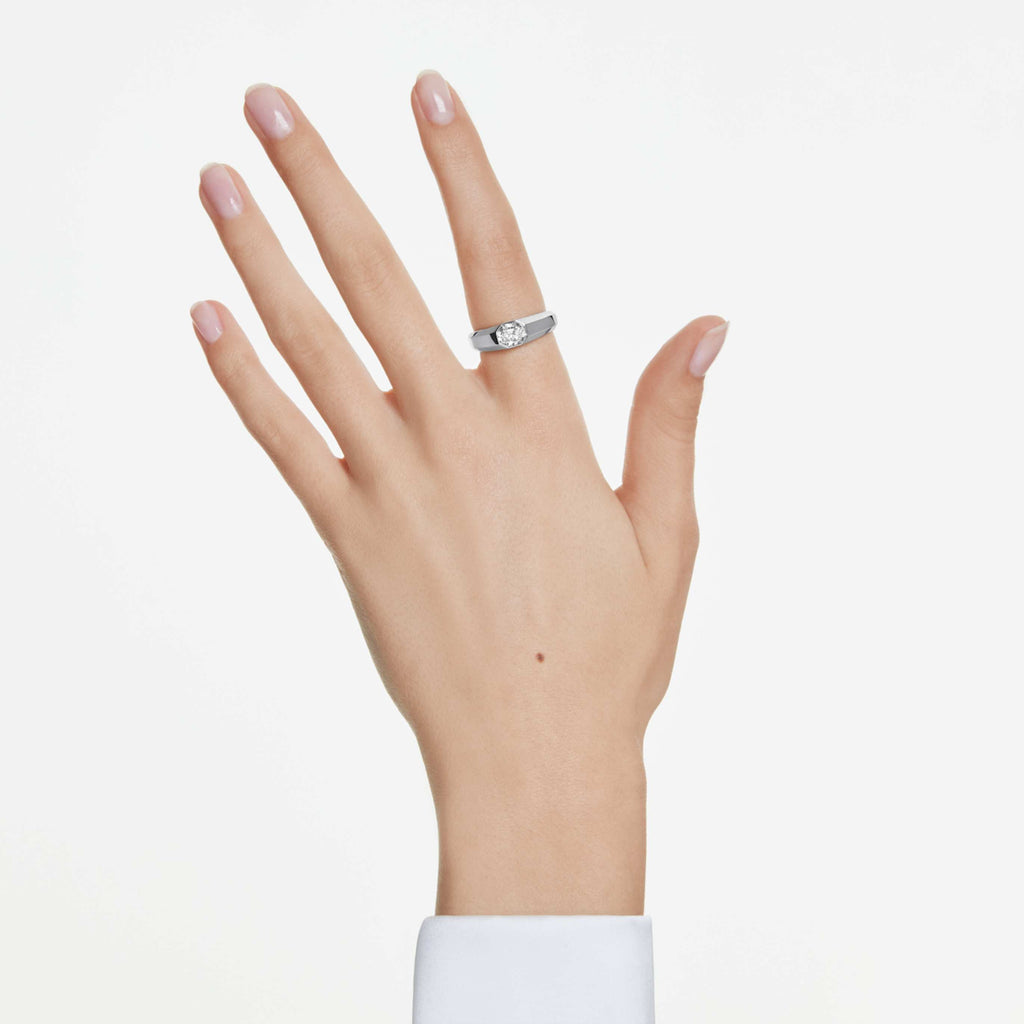 Swarovski Octagon band ring Lab-grown diamonds 1.0 ct tw, Octagon shape, 14K yellow gold