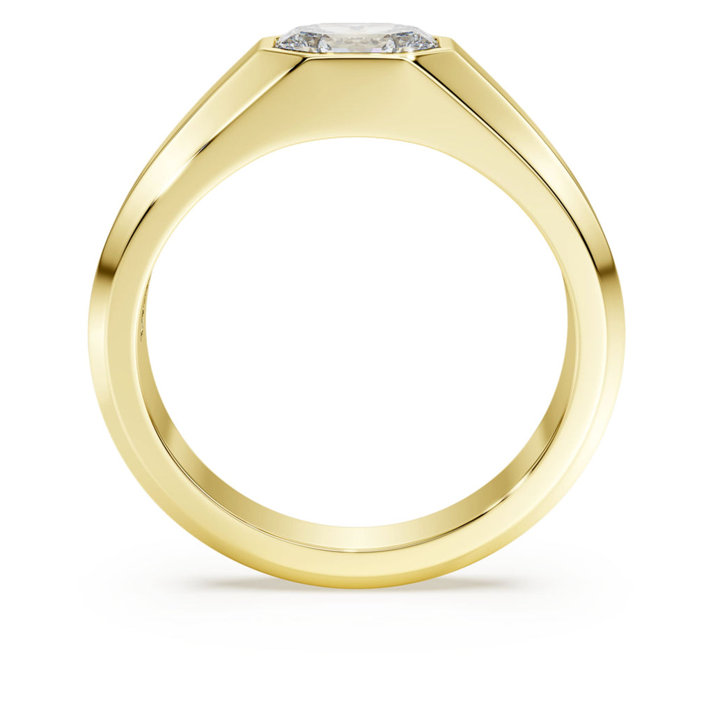 Swarovski Octagon band ring Lab-grown diamonds 1.0 ct tw, Octagon shape, 14K yellow gold