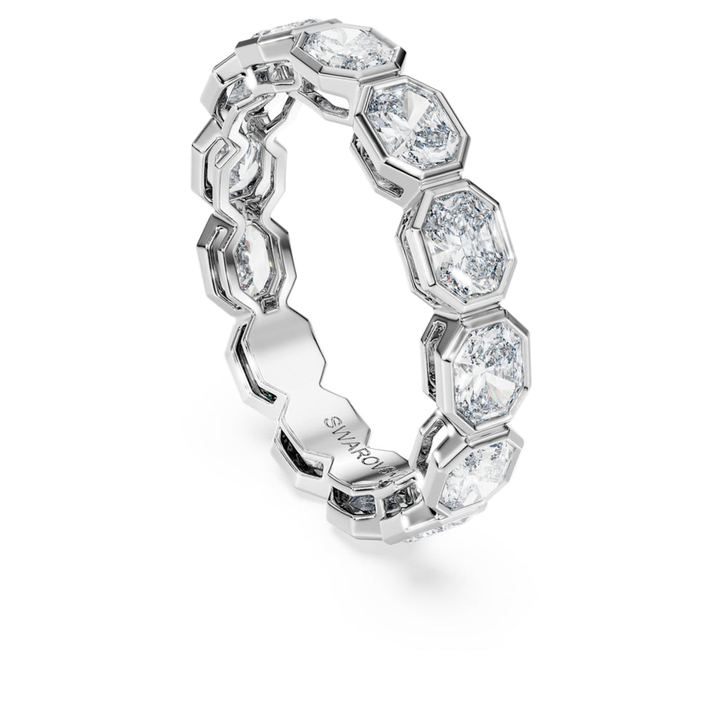 Swarovski Octagon band ring Lab-grown diamonds 2.4 ct tw, Octagon shape, 14K white gold