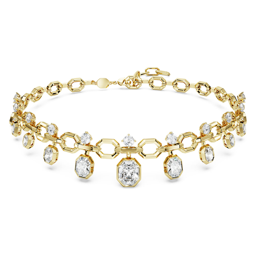 Swarovski Octagon necklace Lab-grown diamonds 18.39 ct tw, Mixed shapes, 18K yellow gold