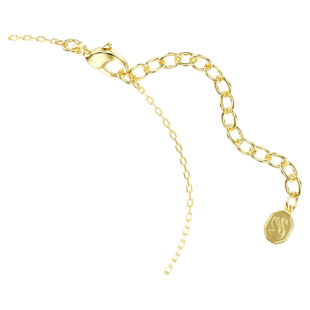 Swarovski Only bracelet Round cut, Purple, 18K gold finish