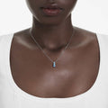 Swarovski Stilla Attract pendant Round cut, White, 18K gold finish