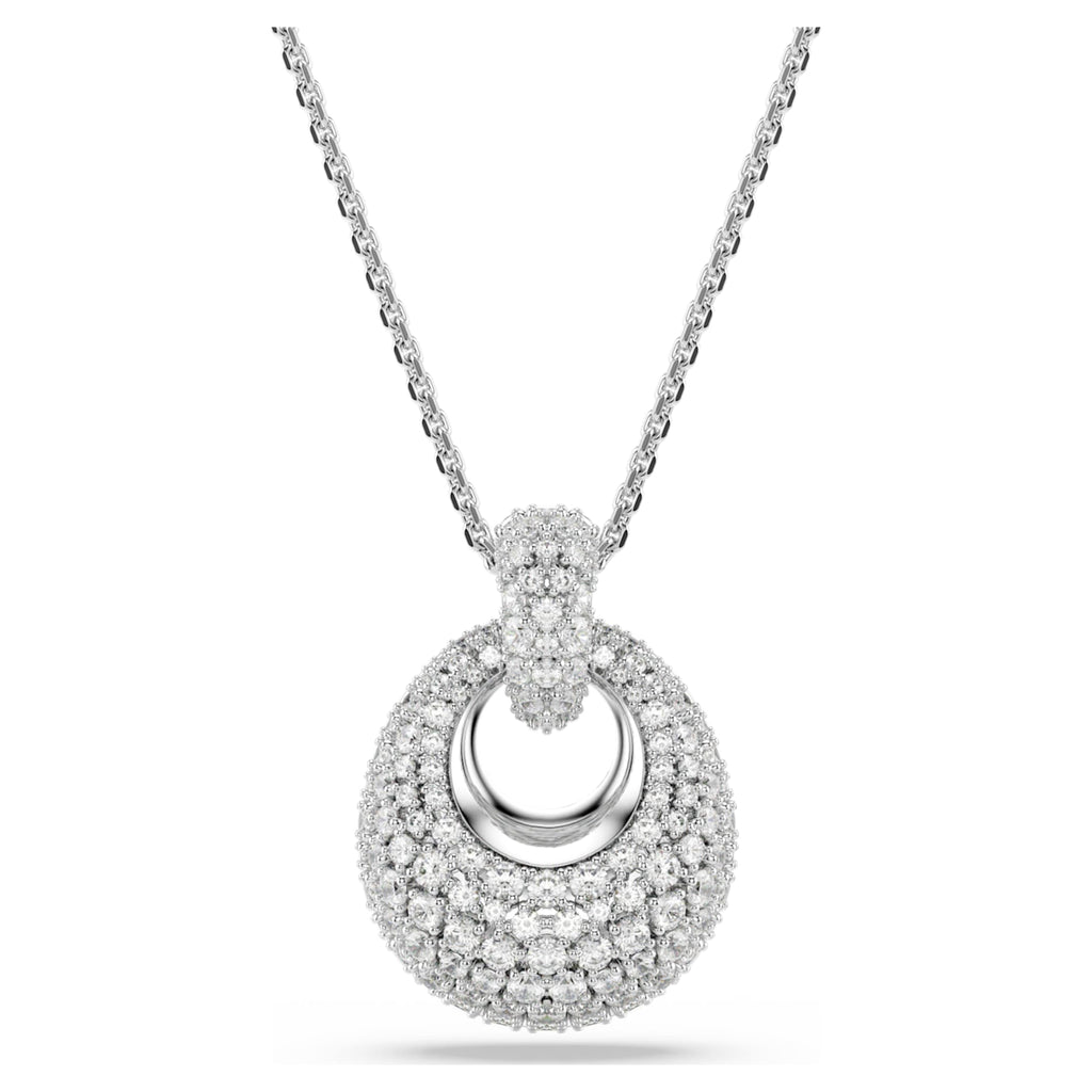 Swarovski Sublima pendant White, Rhodium plated