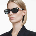 Swarovski Sunglasses Butterfly shape, SK6033, Black