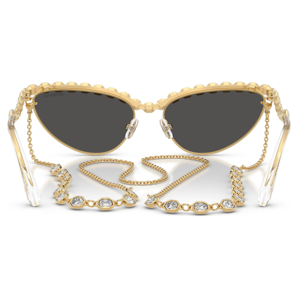 Swarovski Sunglasses Cat-eye shape, Chain, Gray