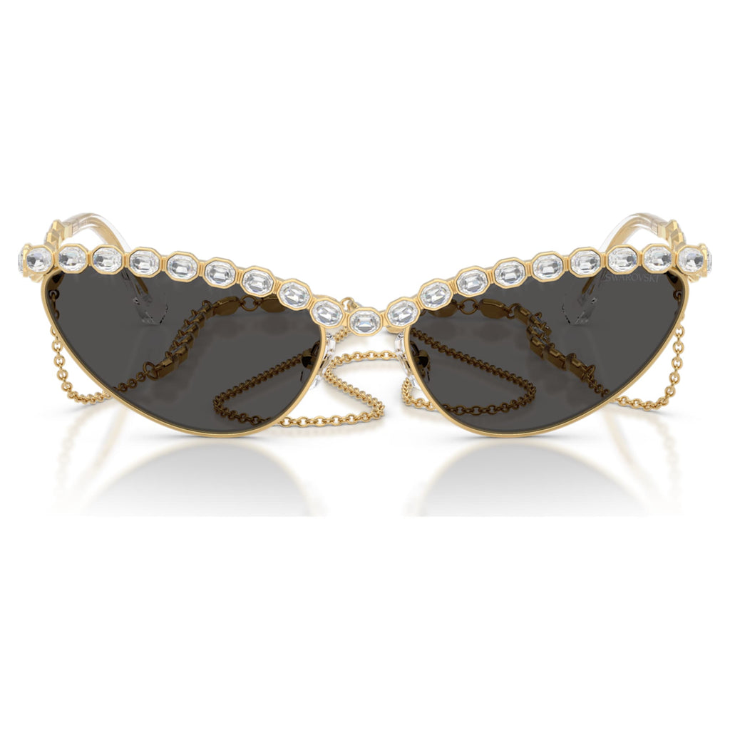 Swarovski Sunglasses Cat-eye shape, Chain, Gray