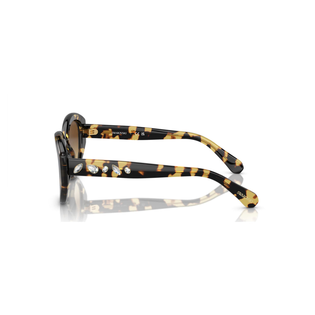 Swarovski Sunglasses Cat-eye shape, SK6008, Brown