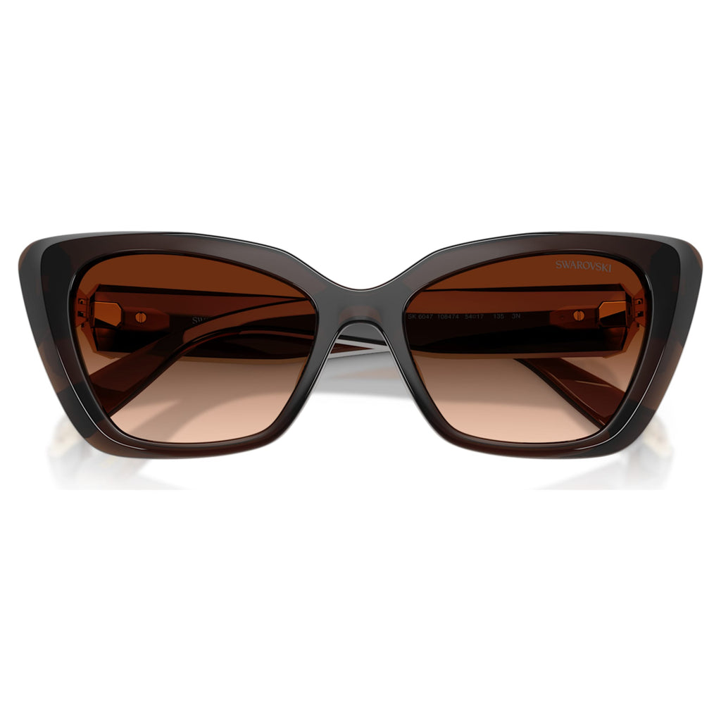 Swarovski Sunglasses Cat-eye shape, SK6047, Dark brown