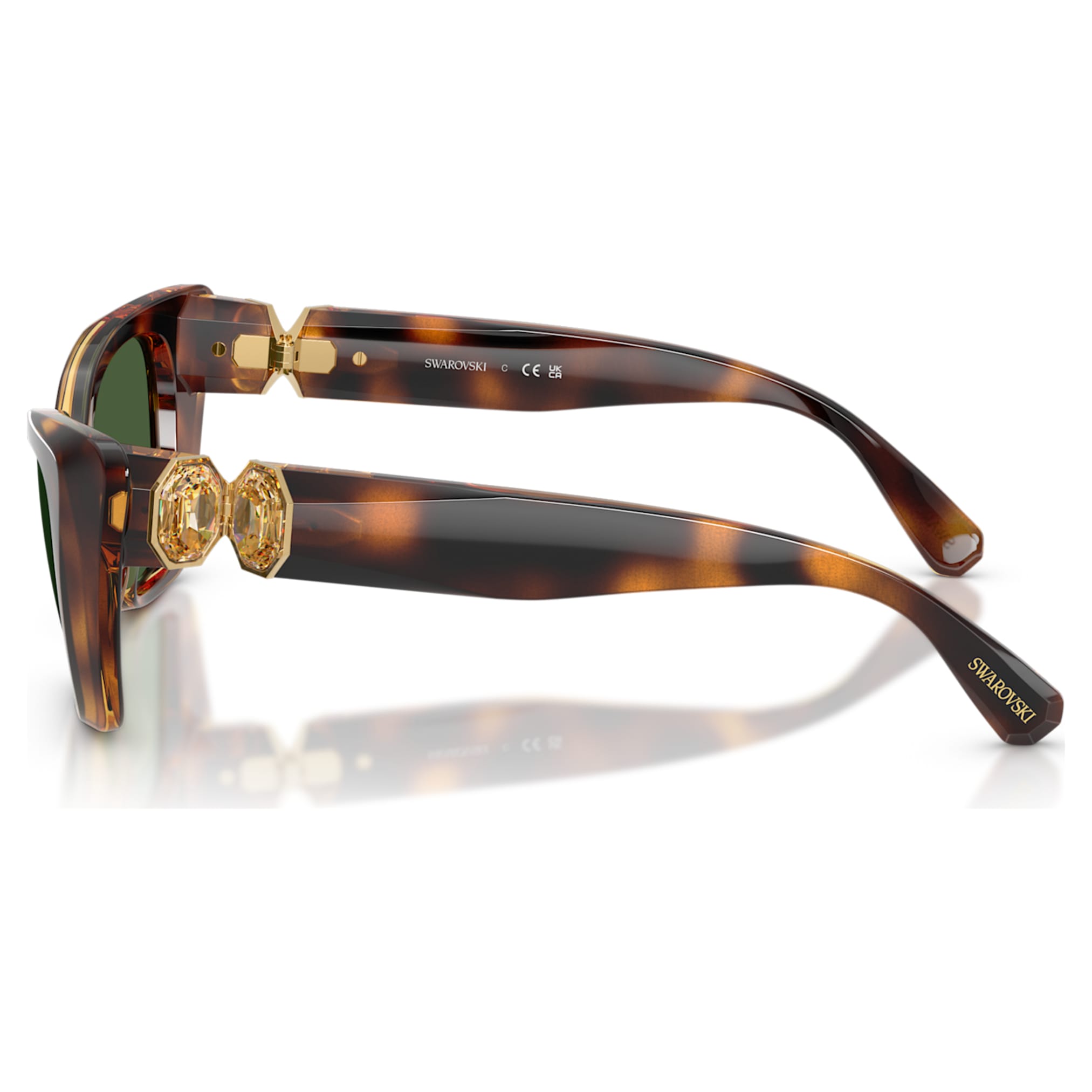 Swarovski Sunglasses Cat-eye shape, SK6047, Light brown