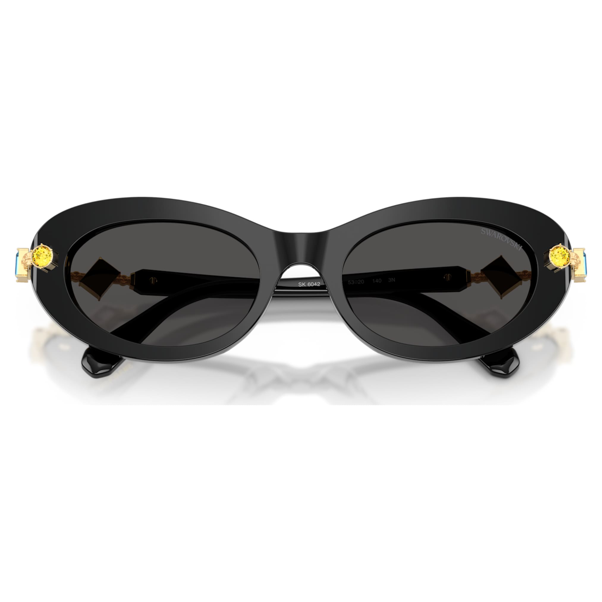 Swarovski Sunglasses Oval shape, Black