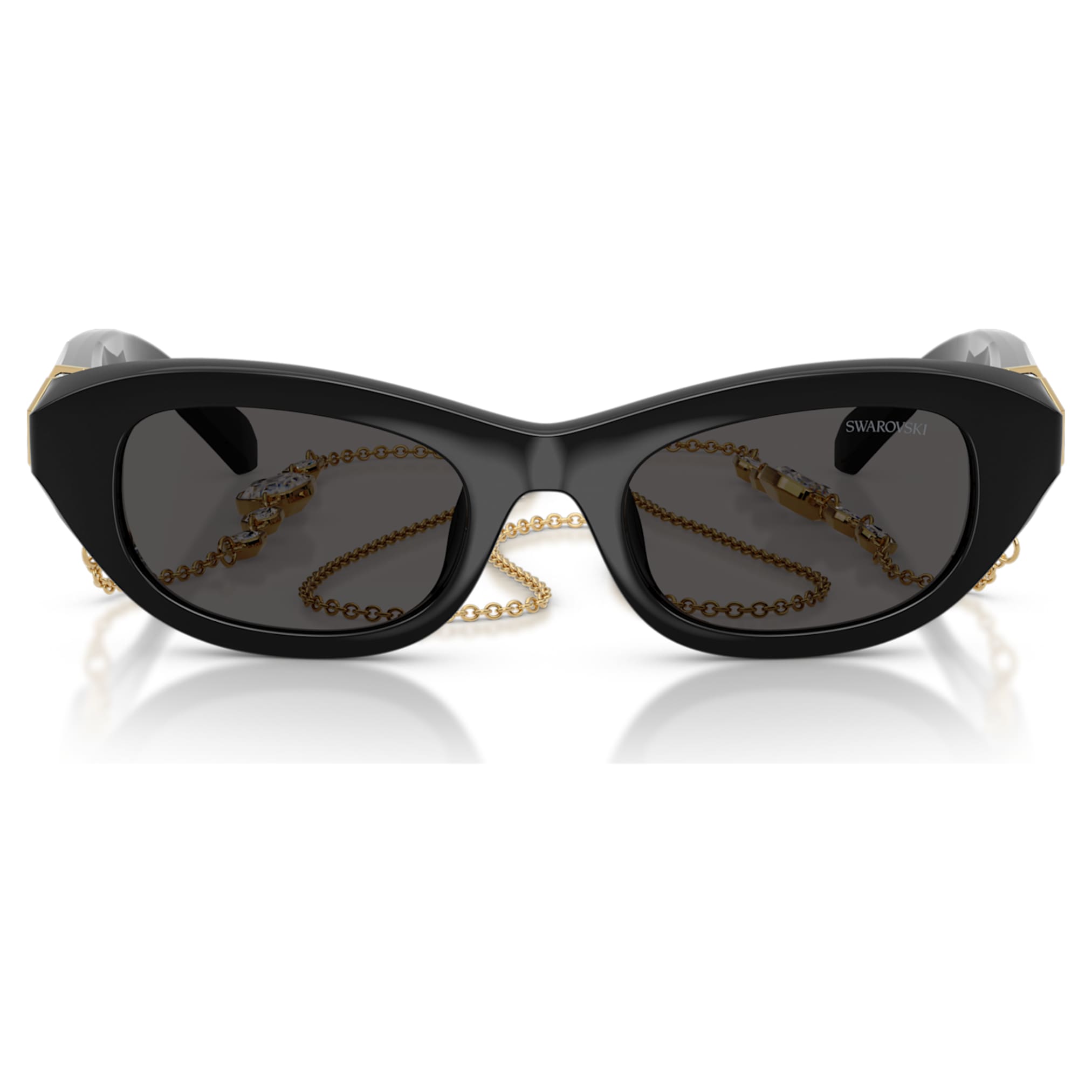 Swarovski Sunglasses Pillow shape, Black