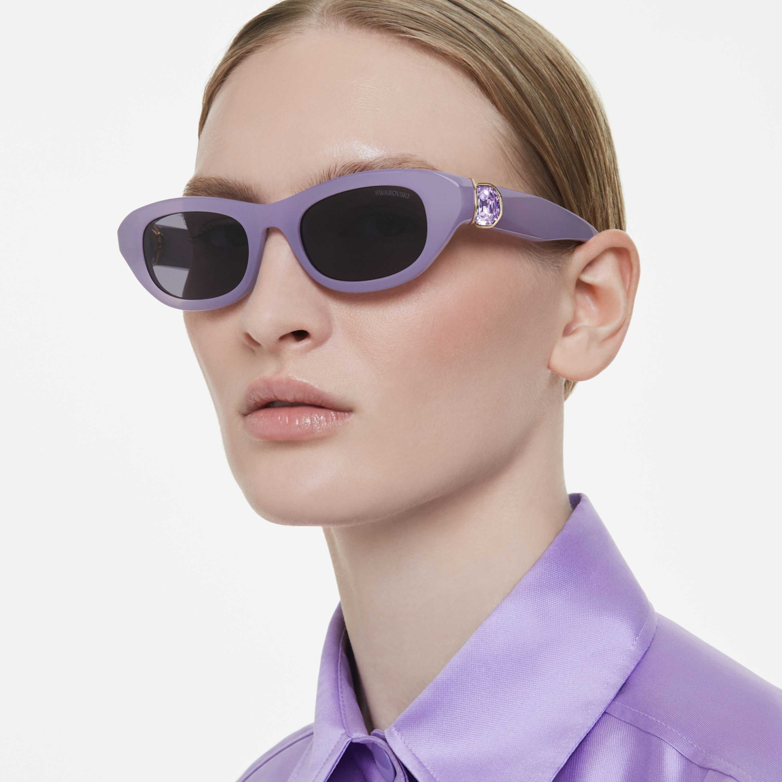 Swarovski Sunglasses Pillow shape, Purple