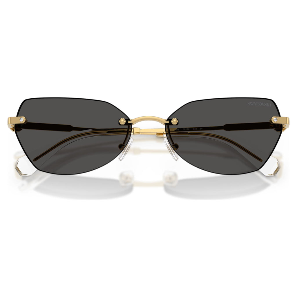 Swarovski Sunglasses Pillow shape, SK7038, Gold tone