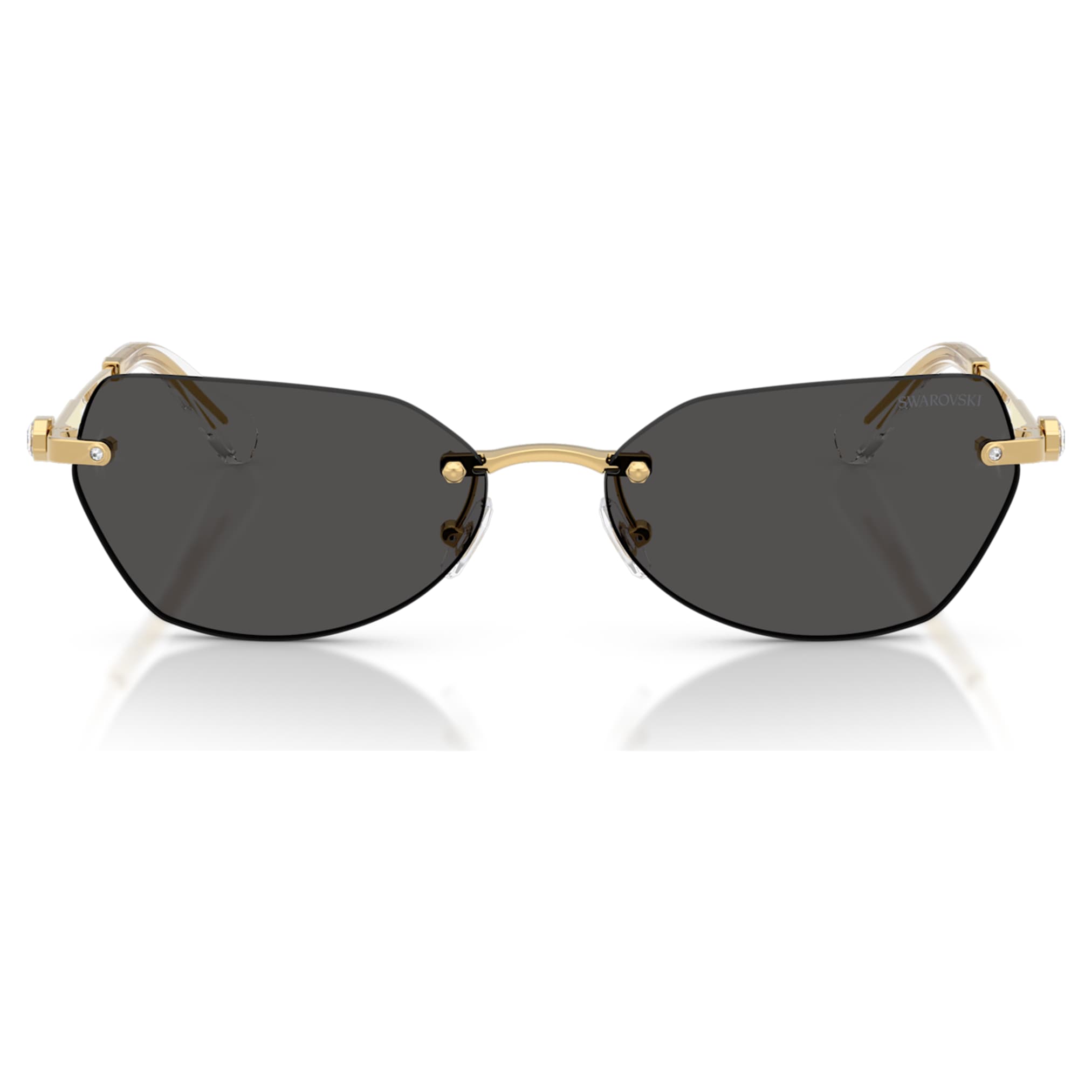 Swarovski Sunglasses Pillow shape, SK7038, Gold tone
