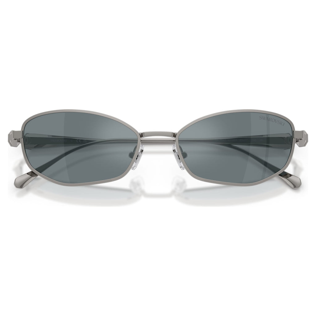 Swarovski Sunglasses Pillow shape, SK7042, Silver tone